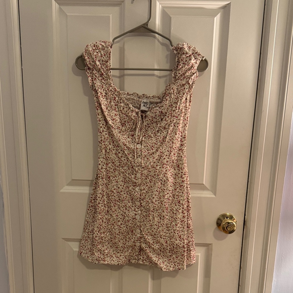 Floral Print Women's Mini Dress